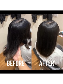 ラトヴァ 柏の葉美容室(latva) 髪質改善ストレート