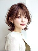 40代50代60代/脱白髪染め白髪ぼかしハイライト/くびれヘア