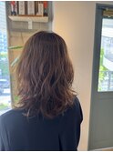 緩すぎないふんわりカジュアルパーマ