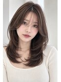 ミディアムレイヤーレイヤー大人レイヤーデザインカラー
