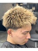 広島/スパイキーショート/短髪/メンズパーマ
