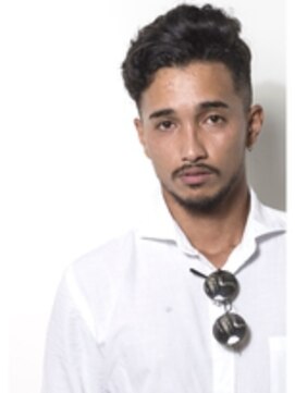 メリケンバーバーショップ フクオカ(MERICAN BARBERSHOP FUK) セミウェットビジカジワイルドツーブロッククラウドマッシュ71