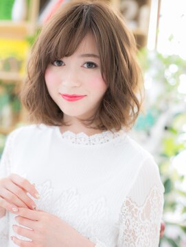 カバーヘア ブリス 大宮西口(COVER HAIR bliss) *bliss大宮*斜めバングｘくせ毛風カールのエレガンス大人ボブb!