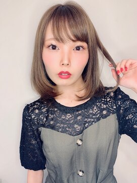 アグラン 梅田本店(a Gland) ミディアムボブ×ワンカール