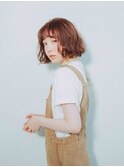 ゆるふわ切りっぱなしボブ/ふんわりカール