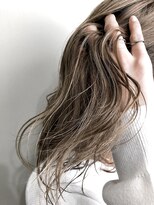 ヘアサロンM 新宿&nbsp;デザインカラー/厚めバング/ローライト/スリークボブ