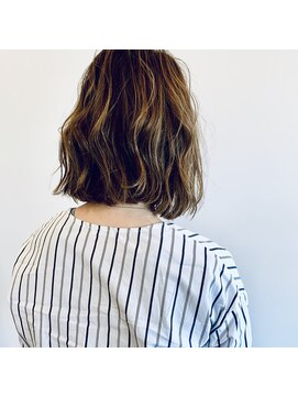 ヘアーサロンフラン(Fran) 雰囲気たっぷりなロブ♪かるく巻くとさらに◎。