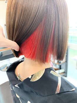 ヘアーデザイン デルタ(Hair Design Delta)の写真/【宇都宮】《デザインカラー¥11900～》抜群のデザイン力で理想のカラーを叶えてくれる♪