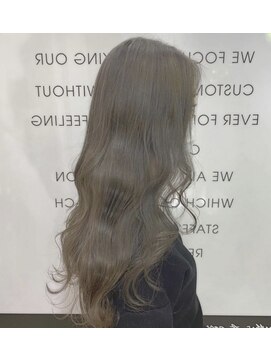 プロデュース 淵野辺店(Produce) ☆斜めバング/くせ毛風/ホワイトグレージュ【淵野辺.淵野辺駅】