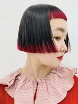 クク(QUQU)&nbsp;毛先カラーボブ