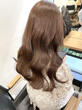 アリュウル 表参道(ALLURE) ロイヤルベージュ×韓国ヨシンモリウェーブ