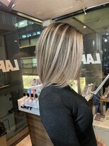 ラフ(LAFF)&nbsp;#黒髪#ボブルフ#ネビージュ#小顔#ワンレン