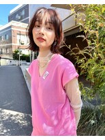 エース (ACE)&nbsp;ACE横浜 切りっぱなしボブ×大人可愛いブラウン