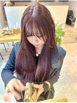 ディッセンバー 神宮前(December) 紫カラー/ぶどうカラー/パープルカラー/ブリーチカラー/渋谷