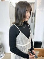 イコ 表参道原宿(ico)&nbsp;オリーブグレージュ イルミナカラー 顔まわりレイヤー