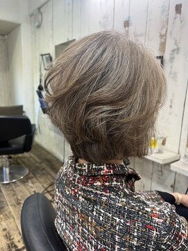 ディエス ヘアデザイン 能見台(diez hair design) 白髪ぼかしハイライト
