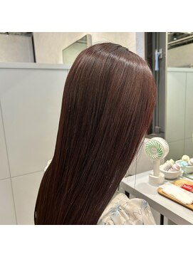 キートス(Kiitos) 髪質改善ストレート×ピンクブラウン