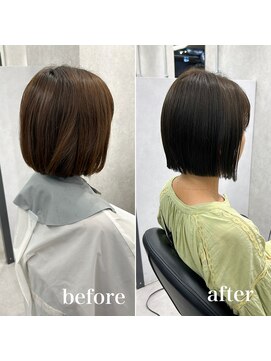 ヘアサロン ドットプラス 町田店(dot. plus) 【中西里美】ラインボブ