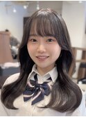 韓国ヘア/レイヤーカット/顔まわり/似合わせ/谷町四丁目