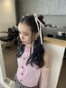 桃果専用　hair set　￥4400