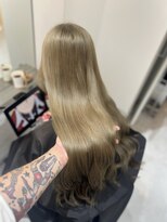 ロエ 恵比寿 代官山(ROE)&nbsp;オリーブベージュ　レイヤーカット　前髪　ブリーチなし