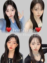 ハピネス 梅田茶屋町店(HAPPINESS)&nbsp;韓国くびれロング レイヤーオルチャン小顔前髪 艶髪 髪質改善