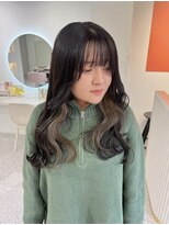 シエル 一社(cher)&nbsp;初ブリーチにおすすめ！ベージュインナーカラー