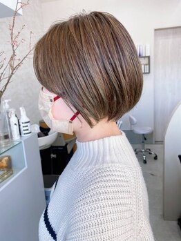 ミニリ(Miniri)の写真/【本竜野】髪に優しい薬剤で、カラーを繰り返しても傷まない◎手触りも良く、艶感もしっかりキープします♪