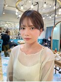 ♪ミニウルフレイヤーカット顔周り前髪韓国ショートボブ/池袋
