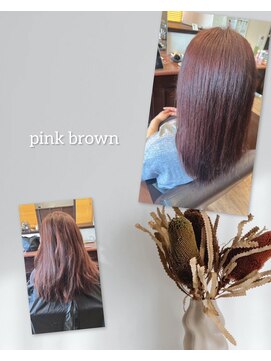 ブラウンヘアー(BROWN HAIR) ピンクブラウン