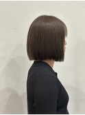 切りっぱなしボブ