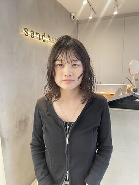 サンド 池袋(sand) ゆるふわミディアムパーマ!!