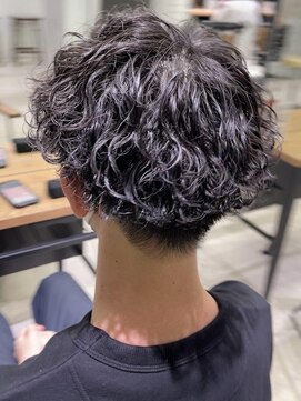 リップスヘアー 千葉(LIPPS hair) 前下がりの波巻スパイラルパーマ