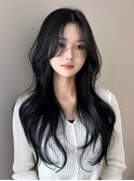 韓国ヘアー/ダブルカラー/ハイライト/イメチェン/エクステ/梅田