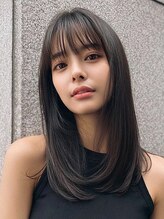 ロティー(loty) レイヤーカット 前髪 顔周りカット グレージュ 透明感 20代30代