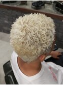 イージードリル/スパイキーベリーショート/ホワイトブロンド
