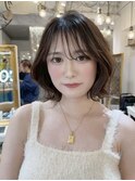 ヘイリーボブ/前髪/レイヤーカット/小顔/髪質改善/縮毛矯正/札幌