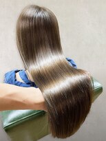 ベガ ヘアーズ ストーリー(VEGA hair's story)&nbsp;髪質改善縮毛矯正◎透明感オリーブブラウンストレート美髪