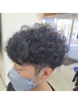 クレスト 時津店 かりあげ&グランジマッシュパーマ