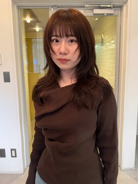 アンフェインド02(UNFEIGNED 02) レイヤーカット/大人ガーリー/ダークアッシュ/伏見