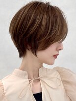 アッシュ 茗荷谷店(Ash)&nbsp;茗荷谷ショートカット白髪ぼかし白髪染めハイライト髪質改善ボブ