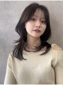 レイヤーカット グレージュs