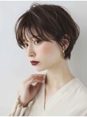 丸みショートボブ