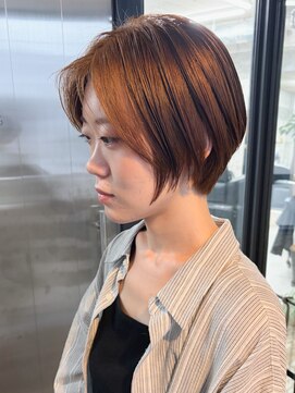 ネス ヘアメゾン アシヤ(ness HAIR MAISON ASHIYA) シンプルなくびれショートボブ【ness/芦屋/芦屋川】