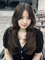 ジーニー 千葉(GENiE) ダークパープル/ハッシュカット/顔周り/千葉駅【高野優真】