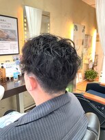 スギモト(Sugimoto)&nbsp;メンズ2ブロックパーマスタイル