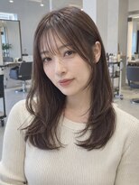モト 船橋(moto)&nbsp;韓国風顔まわりレイヤー×透明感ブラウン