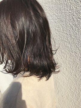 ペレ(pele) 【自由が丘pele】ラベンダーアッシュ　無造作ヘアー　グレージュ