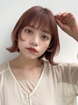 【GARDEN荒井夏海】大人可愛いピンクベージュカラー
