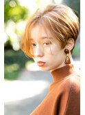 大人かわいい前髪セシルカットココアブラウンフリンジウェーブ
